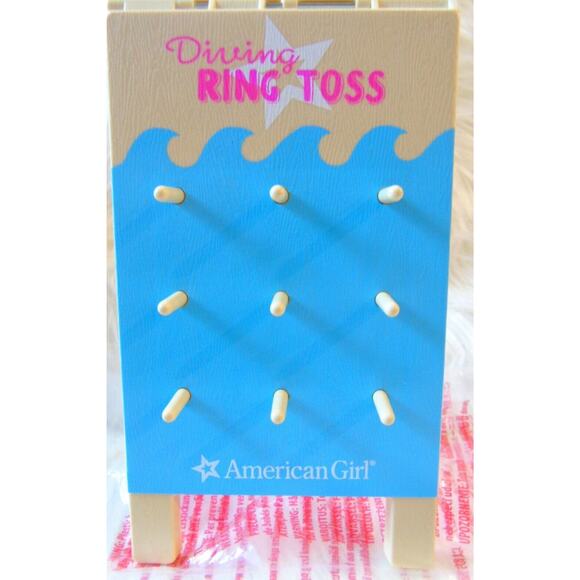 NEW 12pc American Girl Doll 2 in 1 TIC TAC TOE & RING TOSS GAMES Toy Accessories - Picture 8 of 10